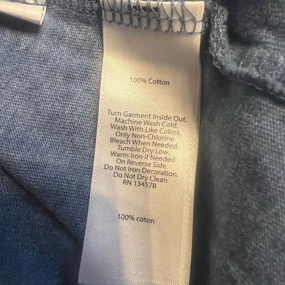 Vineyard Vines Men’s Blue Long Sleeve Pocket T Shirt Size  M Medium Snowboarding - Picture 9 of 9